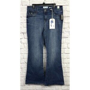 Celebrity Pink‎ Regenerations Womens Jeans Size 31 Flare Western Curvy Dark Wash